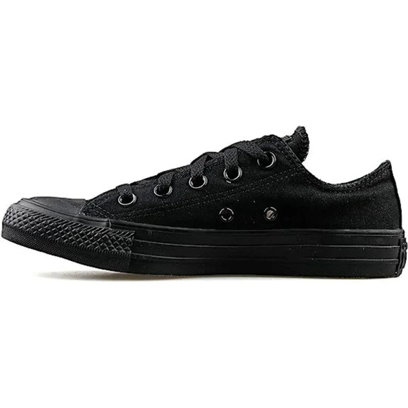 NEW! CONVERSE LOW TOP BLACK MONOCHROME-US 7 MENS - Picture 1 of 4